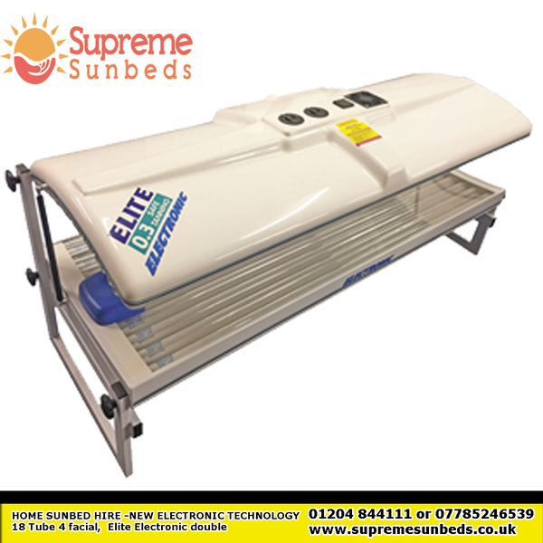 Double Elite new technology electronic Sunbed (Home hire deposit only