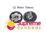 Sunbed Meter Tokens L2 /M2 1 bag of 25 tokens - supremesunbeds
 - 2