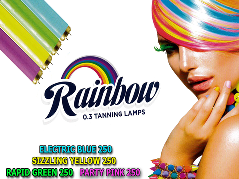 NEW Rainbow 1.8m 0.3 Sunbed Tubes Tanning Lamps choose quantity. - supremesunbeds