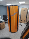 2nd User Caribbean Electronic Vertical Home Sunbed – 26 Tubes | Stand-Up Tanning Unit | Burnt Orange
