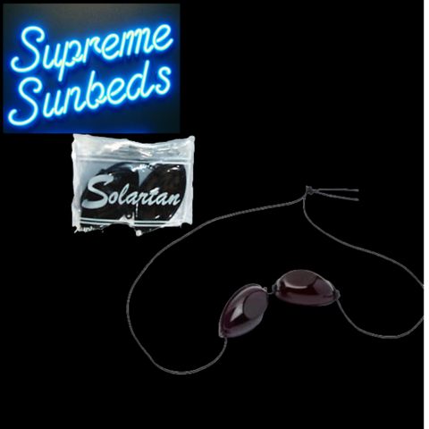 Sunbed Elasticated Goggles for tanning beds