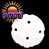 Sunbed lamp holder circular push fit. Pack of 5