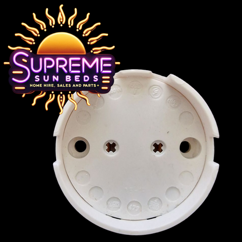 Sunbed lamp holder circular push fit. Pack of 5