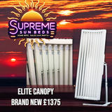 NEW Elite Electronic Sunbed Canopy foldaway  9 Tube with 4 facial Lamps