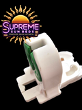 Short mount lamp and starter holder clip in, pack of 5