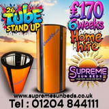 Caribbean Electronic best Home stand up sunbed 26 tube £170 for 6 weeks hire term.. until 31st Oct.